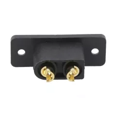 Male XT90 2-pole panel mount DC power connector