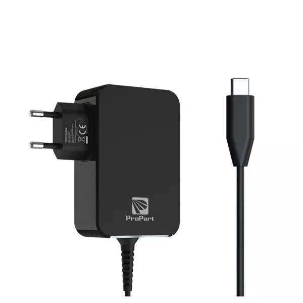 Universal 3A power supply with USB C 65W
