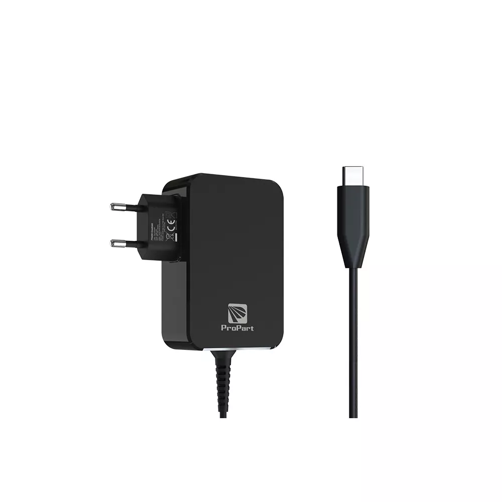 Universal 3A power supply with USB C 65W