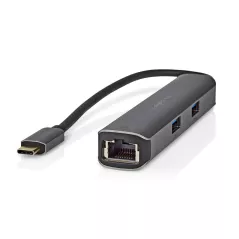 Hub USB C multiporta LAN HDMI e USB A