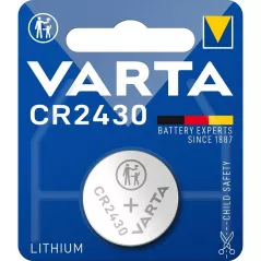 Batteria CR2430 3V al litio Varta 6430 101 401