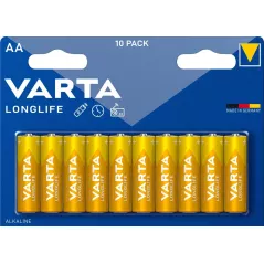 AA AA battery Varta Longlife 1.5v 10pcs 4106 101 461