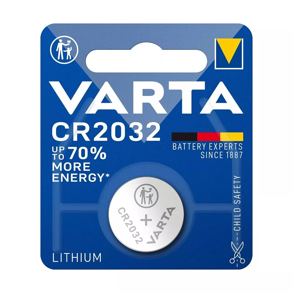 Batteria CR2032 3V al litio Varta 6032 101 401