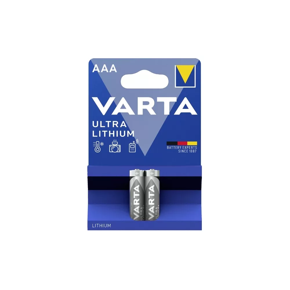 Batteria litio AAA 1.5V Varta Ultra Lithium 6103301402
