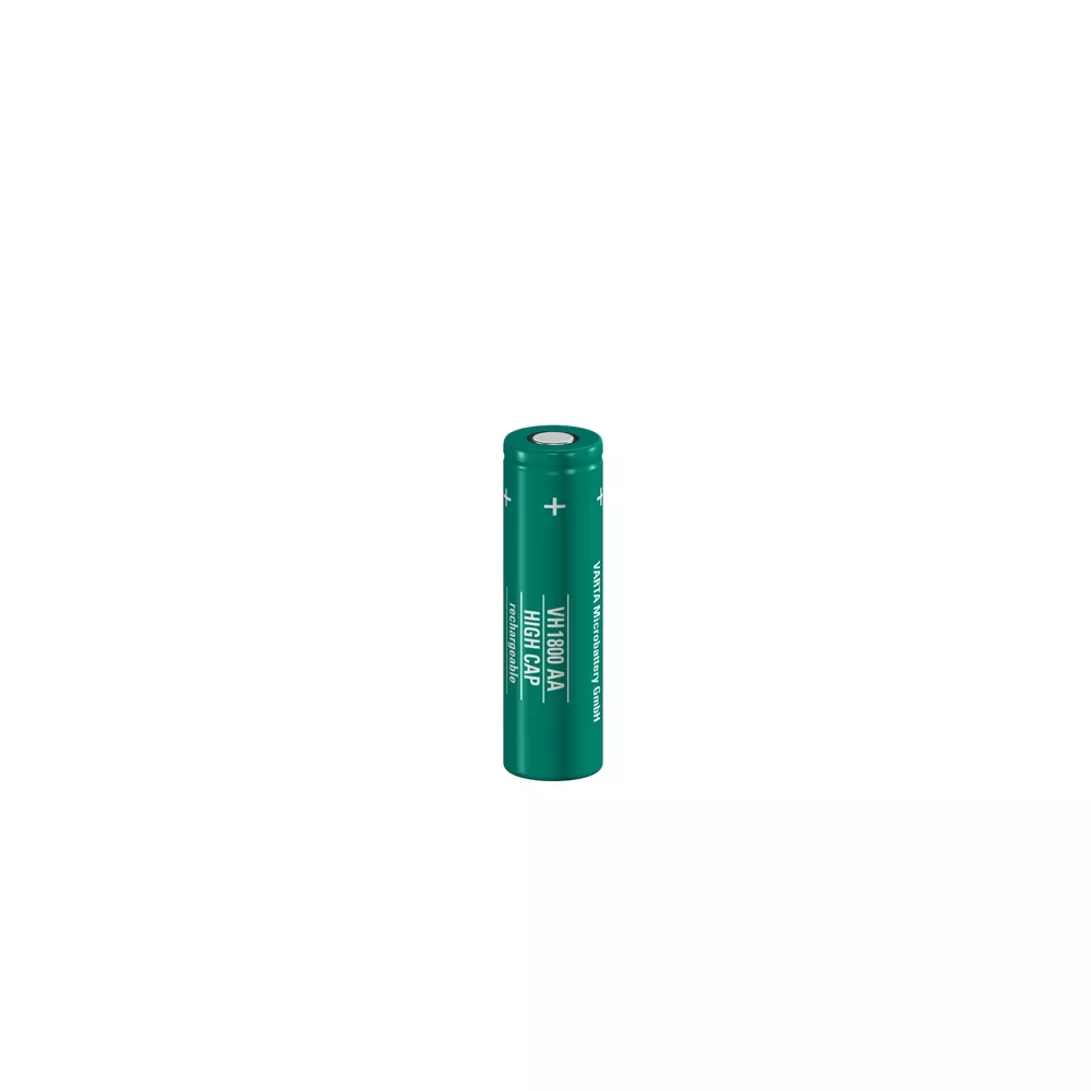 Batteria AA NIMH 1.2V 1800mAh con polo flat Varta 55123101501