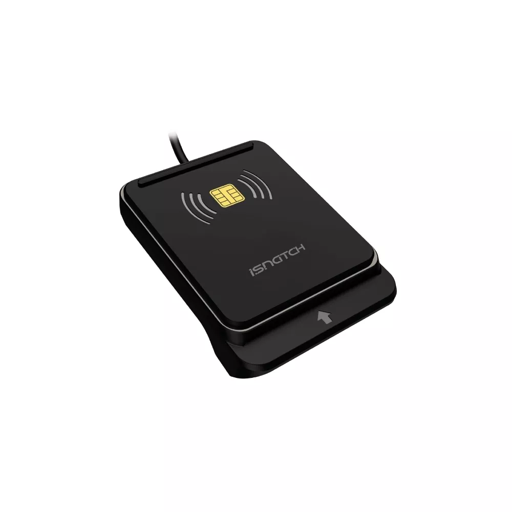 Smart card reader for health card and ID
