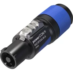 Spina powercon Neutrik blu 20A volante NAC3FXXA-W-S