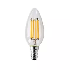 4W E14 olive filament LED lamp natural white