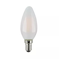 7W E14 olive filament LED lamp natural white