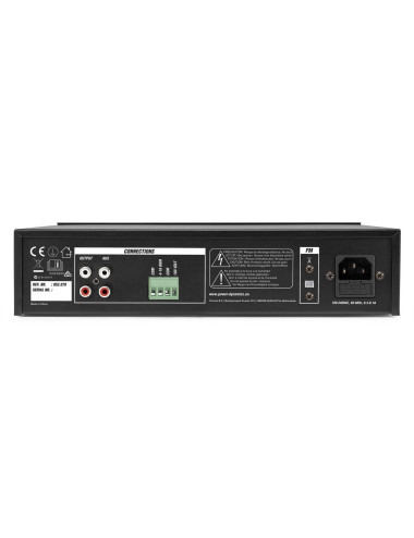 Amplificatore mono PA 45W 100V con USB FM e Bluetooth