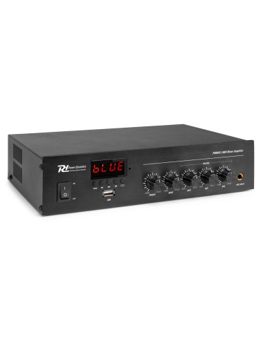 45W 100V PA mono amplifier with USB FM and Bluetooth