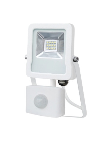 10W natural white outdoor LED spotlight with PIR