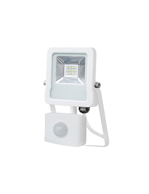 10W natural white outdoor LED spotlight with PIR