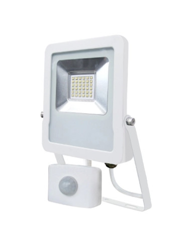 Faretto a LED da esterno 30W bianco naturale con PIR