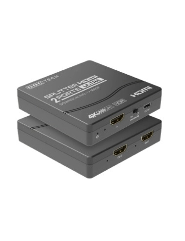 Video splitter 2 uscite HDMI 2.0 4K HDCP 2.3