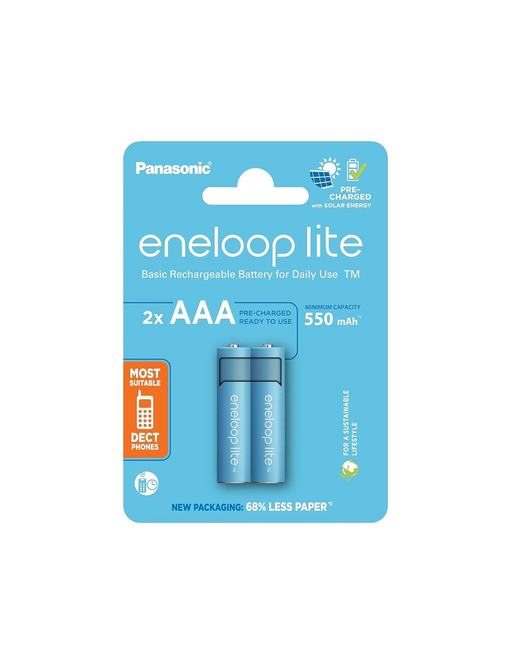 Batterie Eneloop AAA NiMh 1.2V 550mA BK-4LCCE/2BE