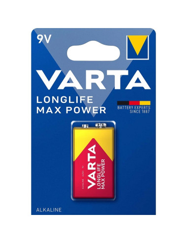 9V Varta Max Power alkaline battery 4722 101 401