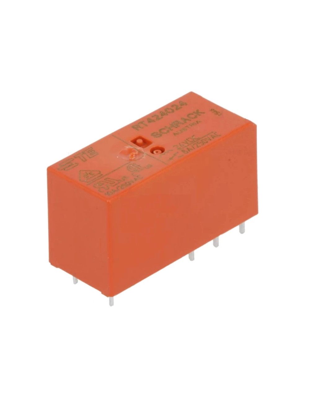 Relay 24V 8A 2 Schrack Exchanges RT424024