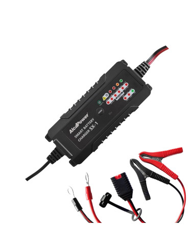 Professional 6-12V battery charger for lead and LiFePO4 SX-1