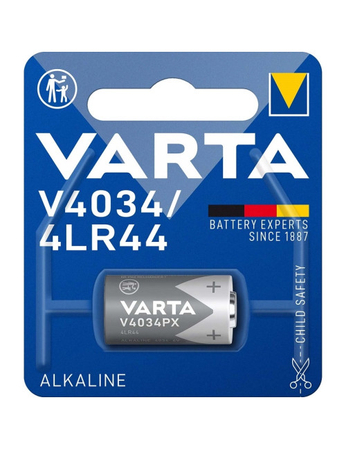 Alkaline battery 4LR44 6V Varta 4034101401