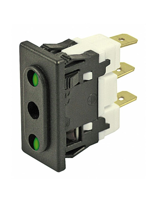 10A three-pole network socket for panel