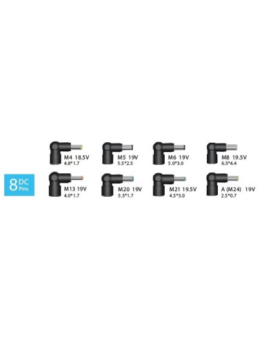 65W Universal Notebook Power Supply with 8 Pins