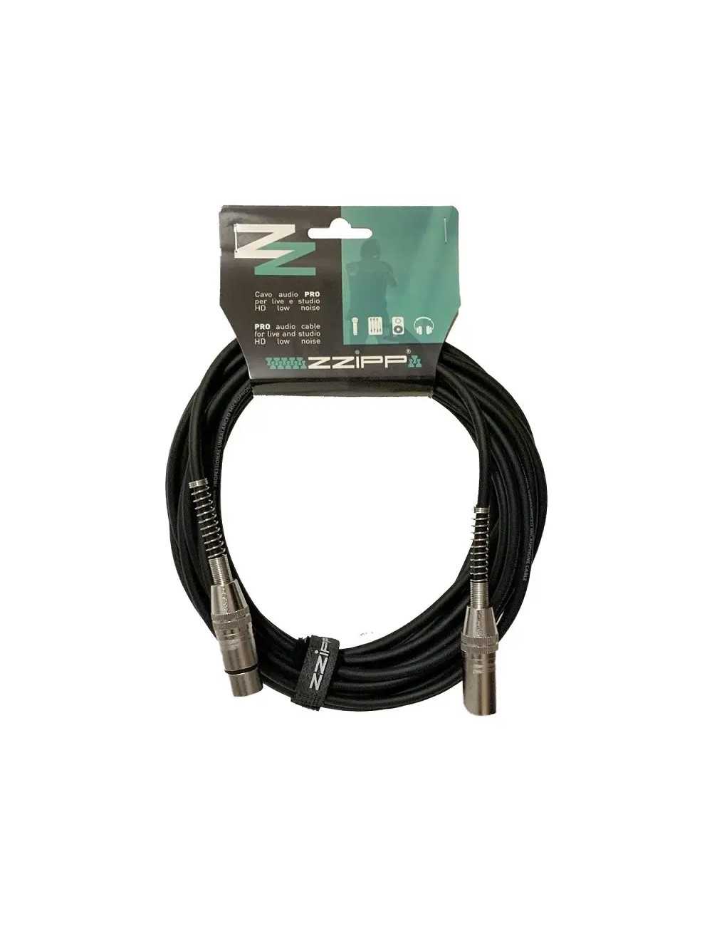 Cavo XLR bilanciato maschio - femmina 6mt - ZZIPP