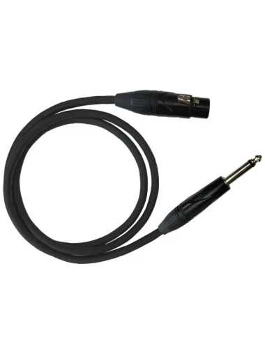 Cavo audio jack mono maschio - XLR femmina 3mt - ZZIPP