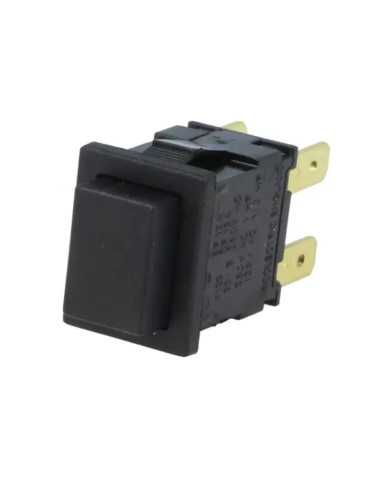 Interruttore rettangolare nero stabile ON-OFF 16A