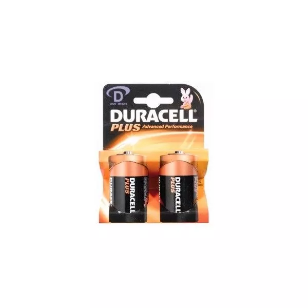 D Alcalina Duracell Plus 1.5V
