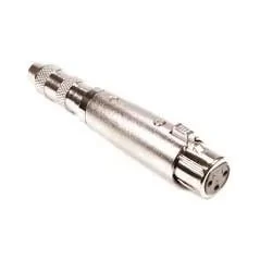 Adattatore XLR femmina JACK 6.3mm mono femmina