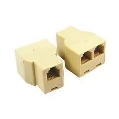 Accoppiatore telefonico RJ45 3 femmine