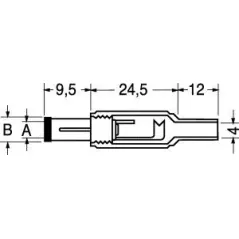 Presa DC 9.5x4.3mm