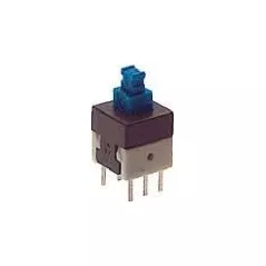 Micropulsante con ritenuta 8x8mm 6 pin