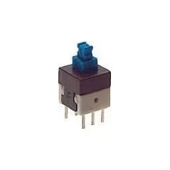 Micropulsante con ritenuta 8x8mm 6 pin