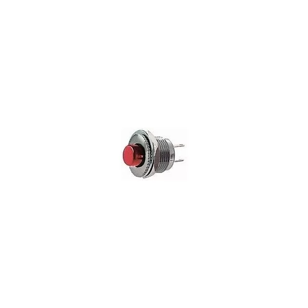 Pulsante rosso instabile N.A. 3A 14mm