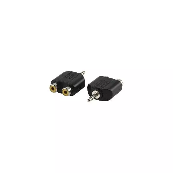 Adattatore Jack spina 3.5mm stereo 2 prese Rca