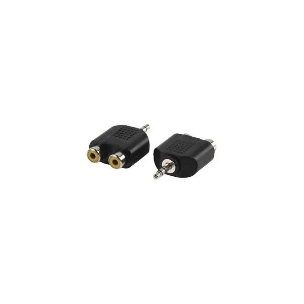 Adattatore Jack spina 3.5mm stereo 2 prese Rca