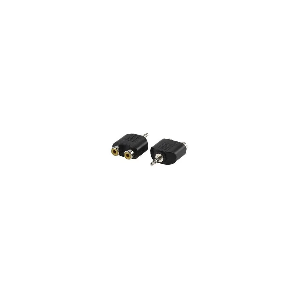 Adattatore Jack spina 3.5mm stereo 2 prese Rca