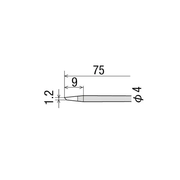 Punta 1.2mm saldatore GOOT KS-40W