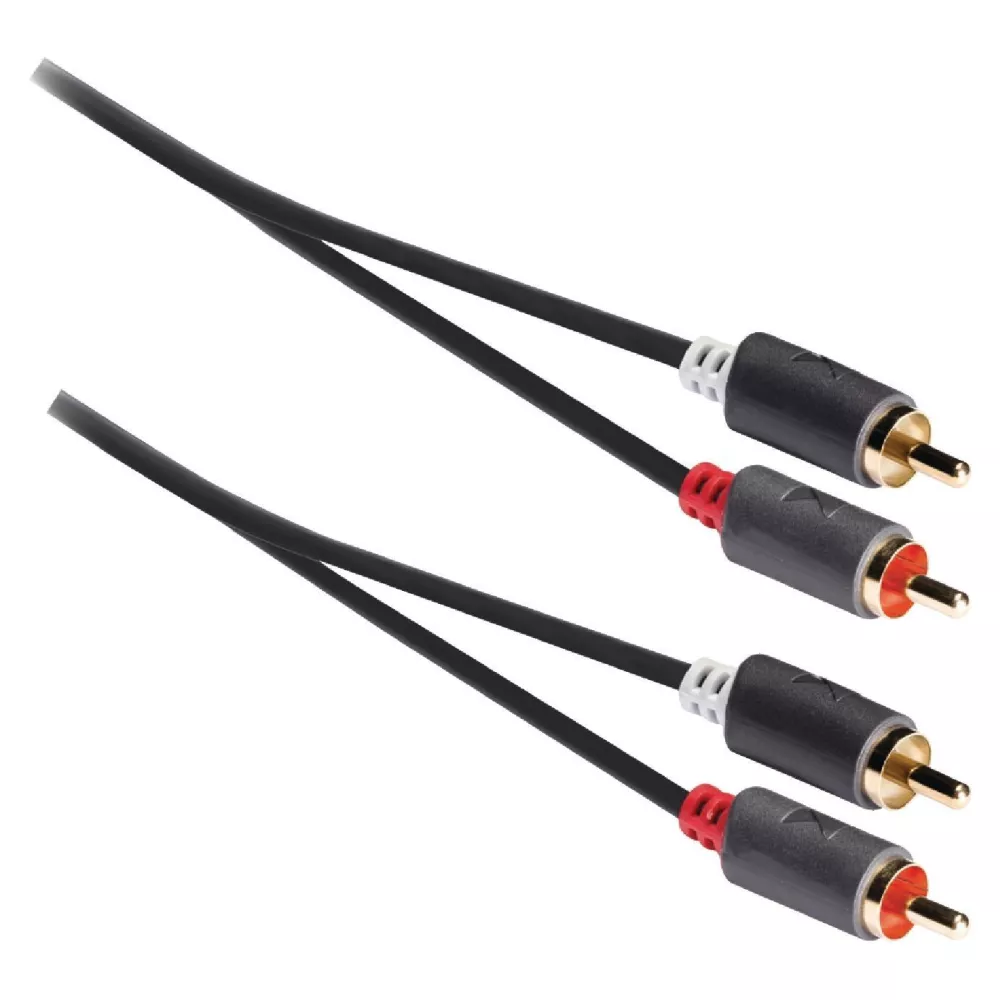 Cavo audio 2 RCA M - 2 RCA M Dorato 2mt KONIG