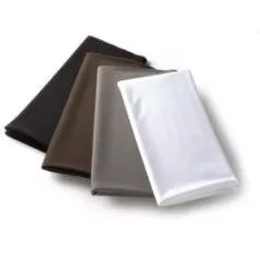 Black phonotransparent acoustic fabric