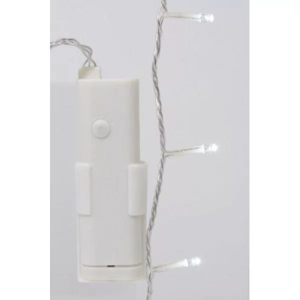 Luci Natale catena 48 LED bianco freddo DURAWISE