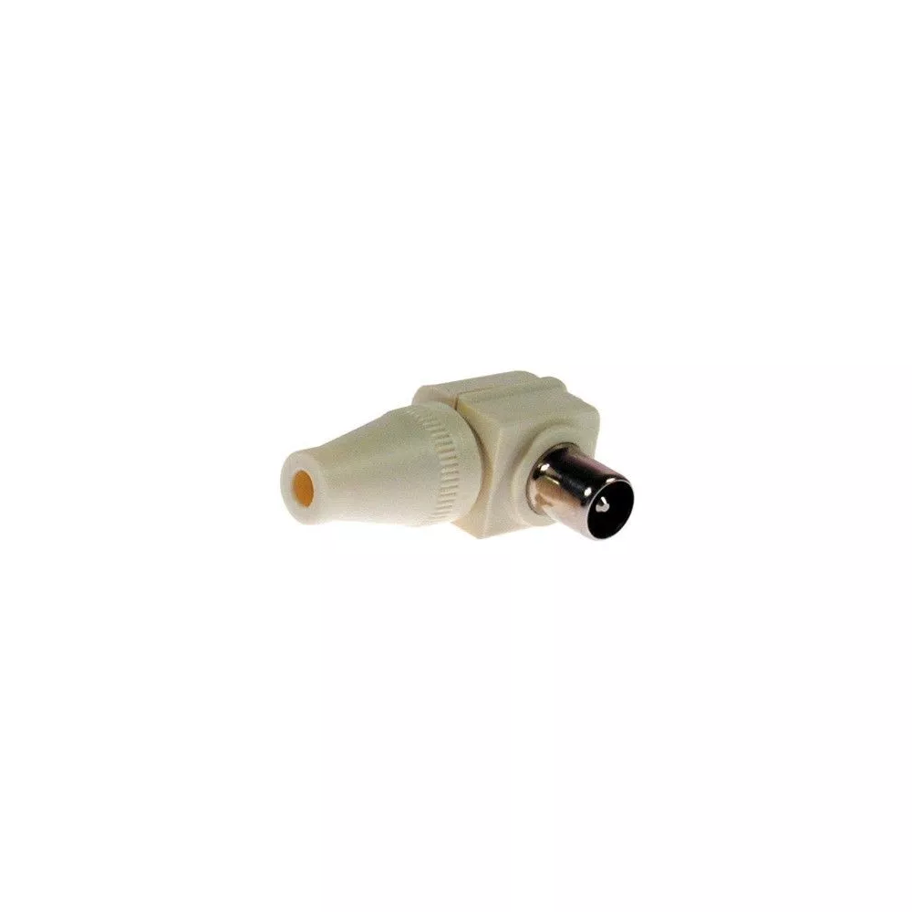 Angled 9.5mm TV antenna plug