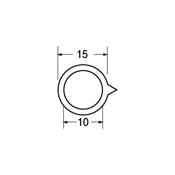 Yellow index for 15mm knob