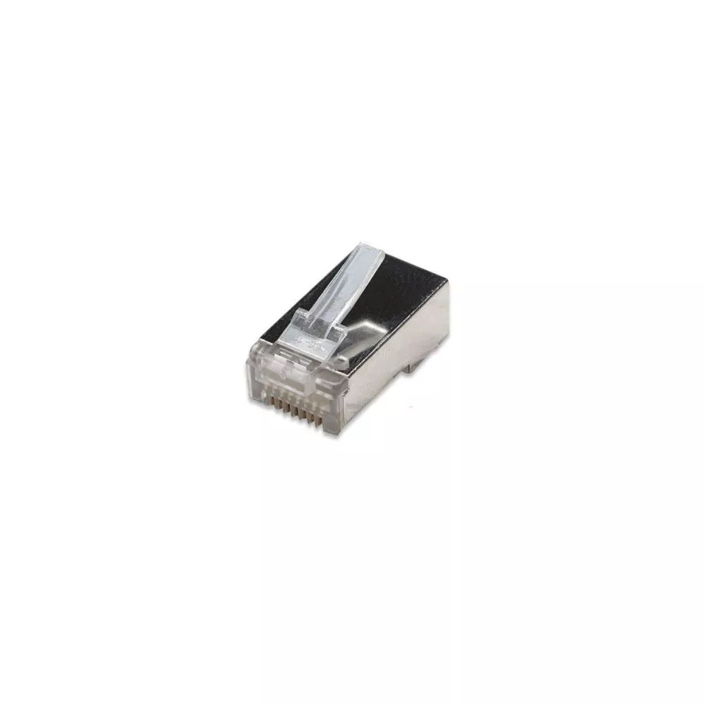 Spina RJ45 schermata cat.6 cavo rigido