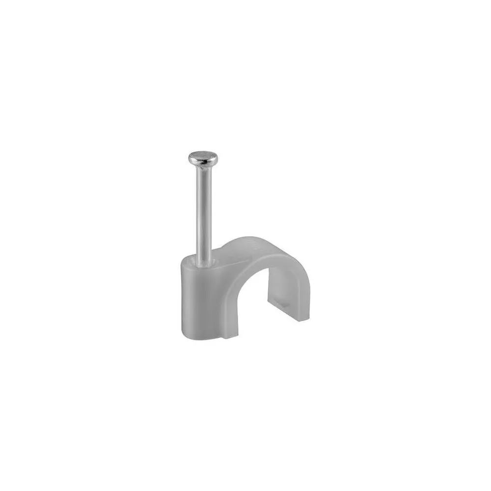 Cable clamp with nail for 7mm cables