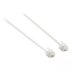 Cavo telefonico RJ11 bianco 2mt