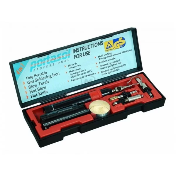 Saldatore a Gas Portasol Professional Kit