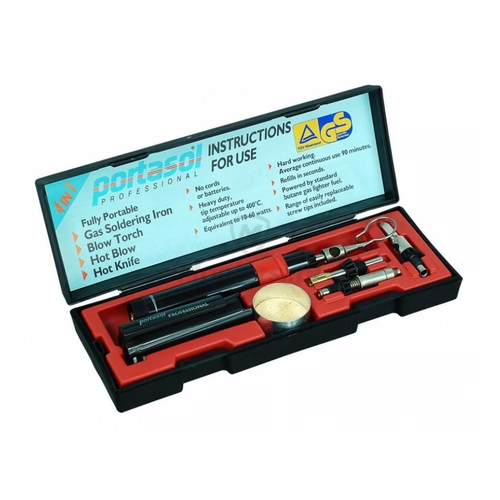 Saldatore a Gas Portasol Professional Kit